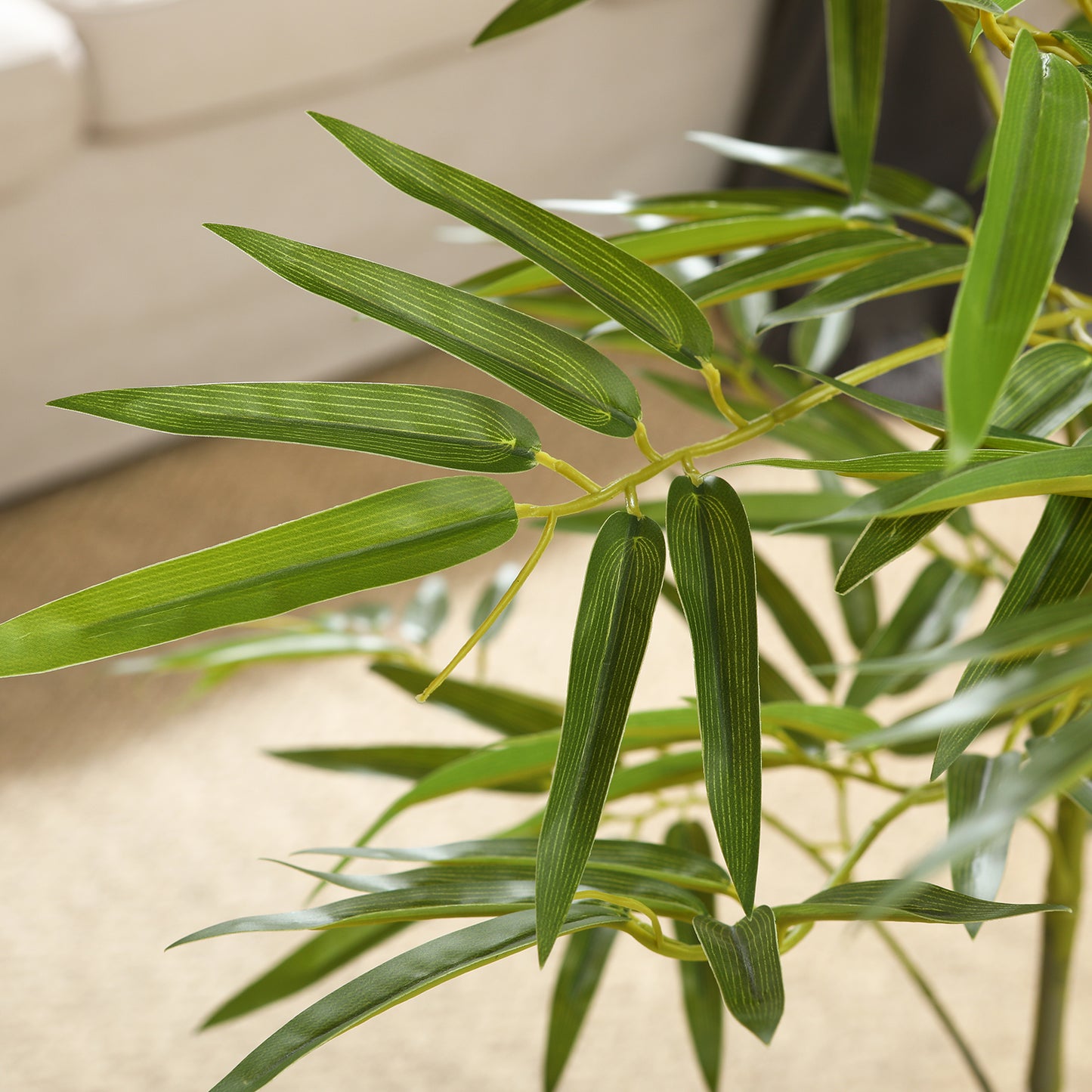 CROSOFMI Artificial Plants Indoor Fake Tall Bamboo Tree Large Faux Plants With Plastics Pots for Outdoor Modern Home Office Decoration